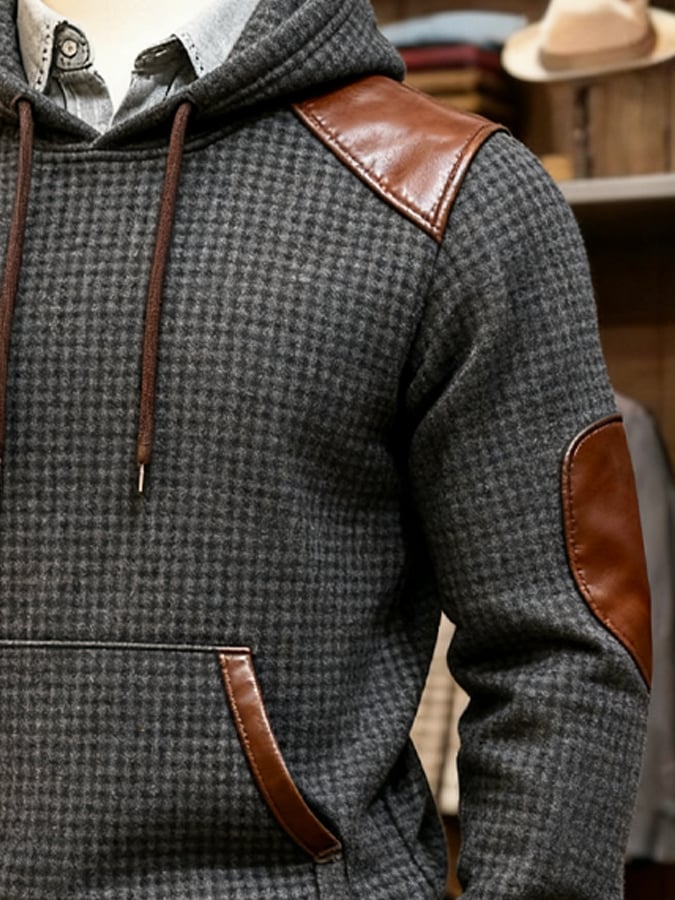 Jonas | Modischer Hoodie mit dezenter Waffelstruktur