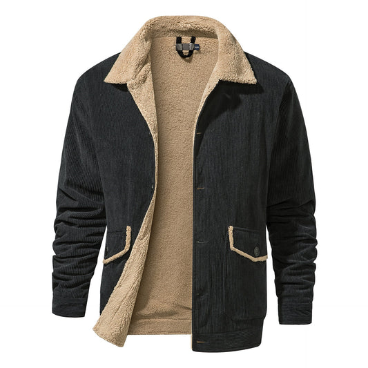 Toog | Cordjacke mit Sherpa-Futter für Herren