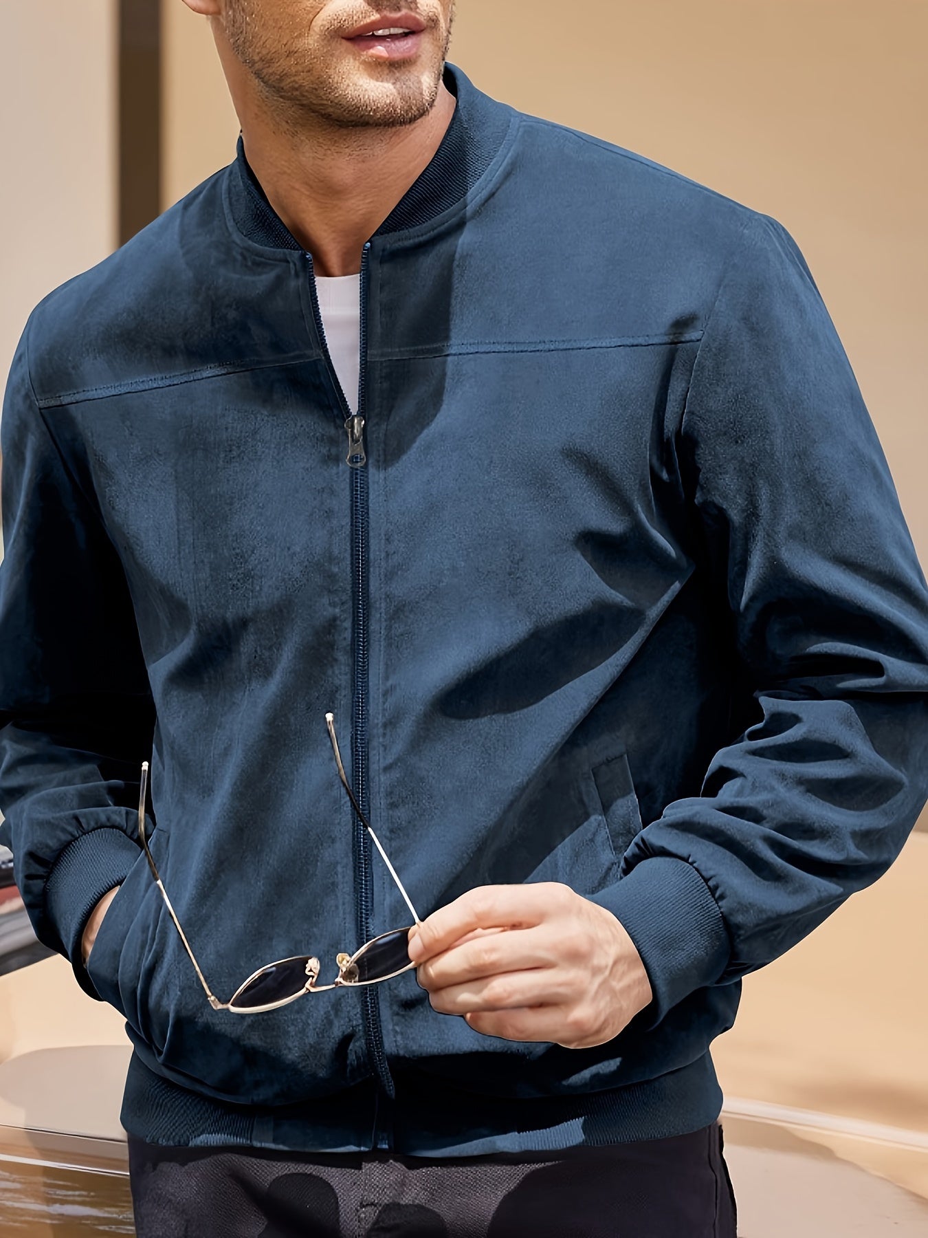 Max | Stylische Wildlederjacke Herren im Vintage-Stil