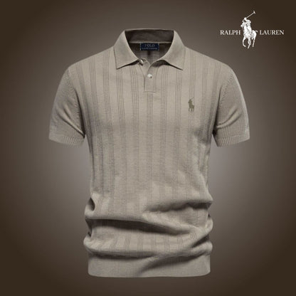 RL Herren Seabreeze Texturiertes Polo – Mühelose Eleganz