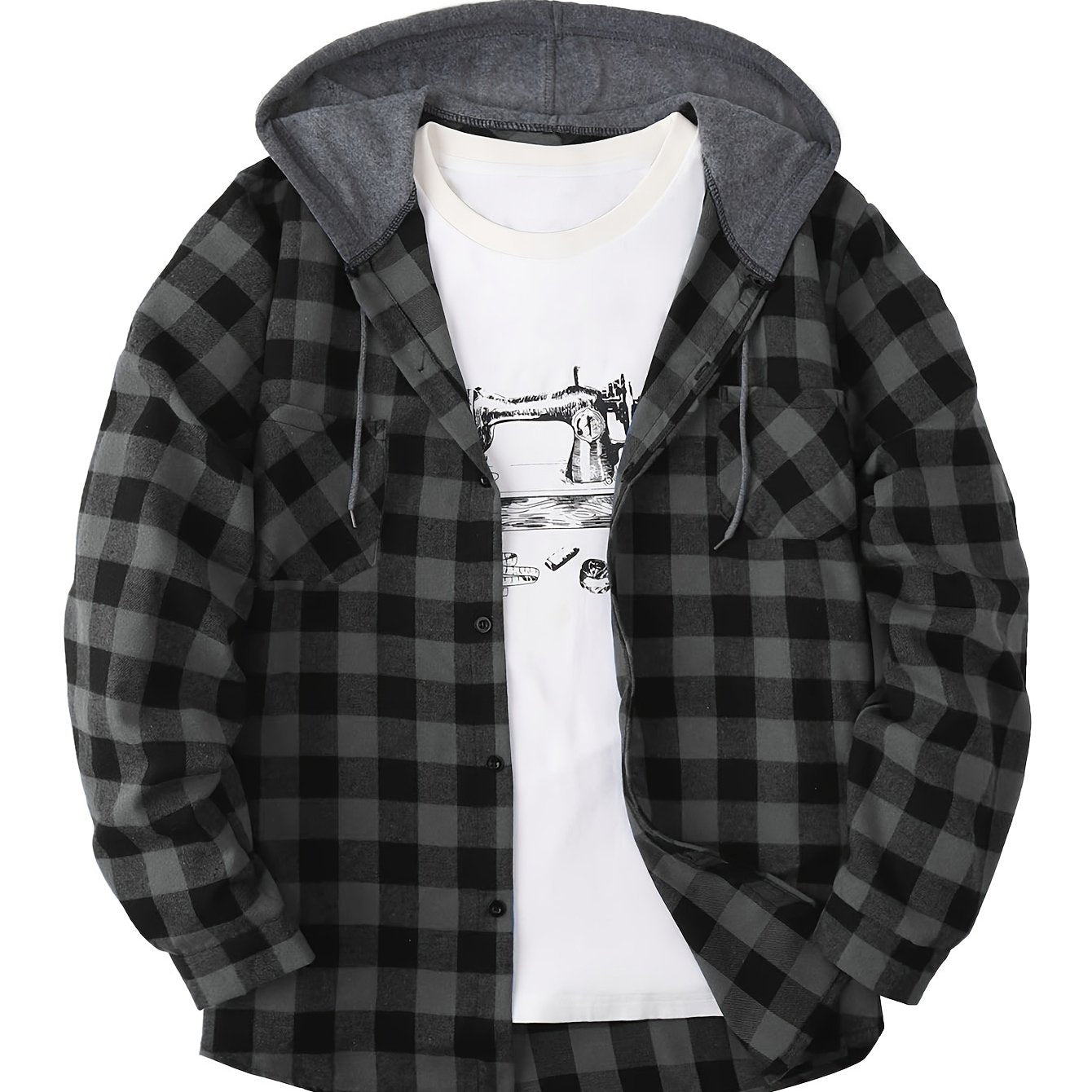Jonas | Timberland Klassisches Flanellhemd mit Hoodie