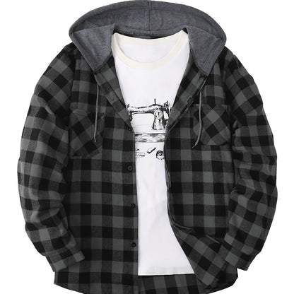Jonas | Timberland Klassisches Flanellhemd mit Hoodie