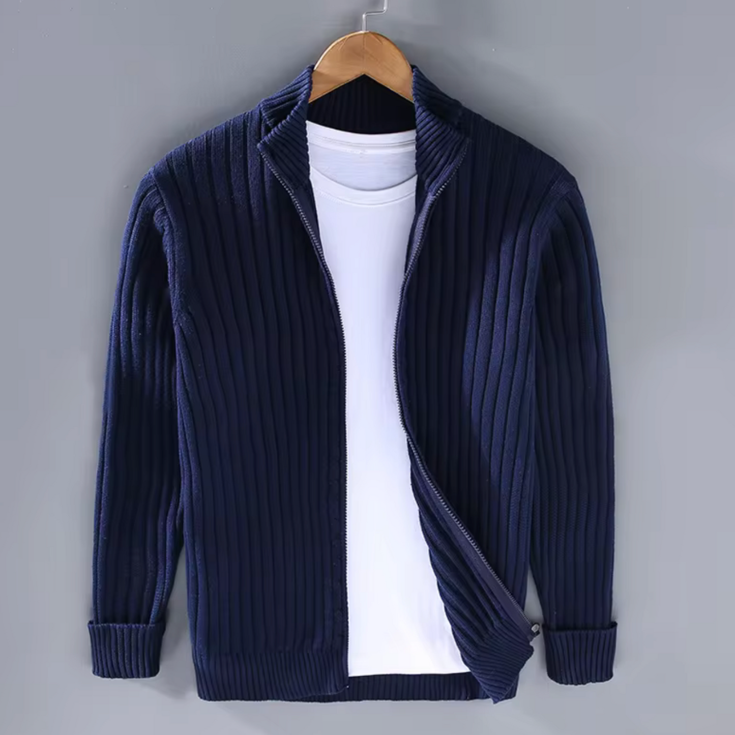 KnitZauber | Strickjacke mit Reißverschluss-Detail