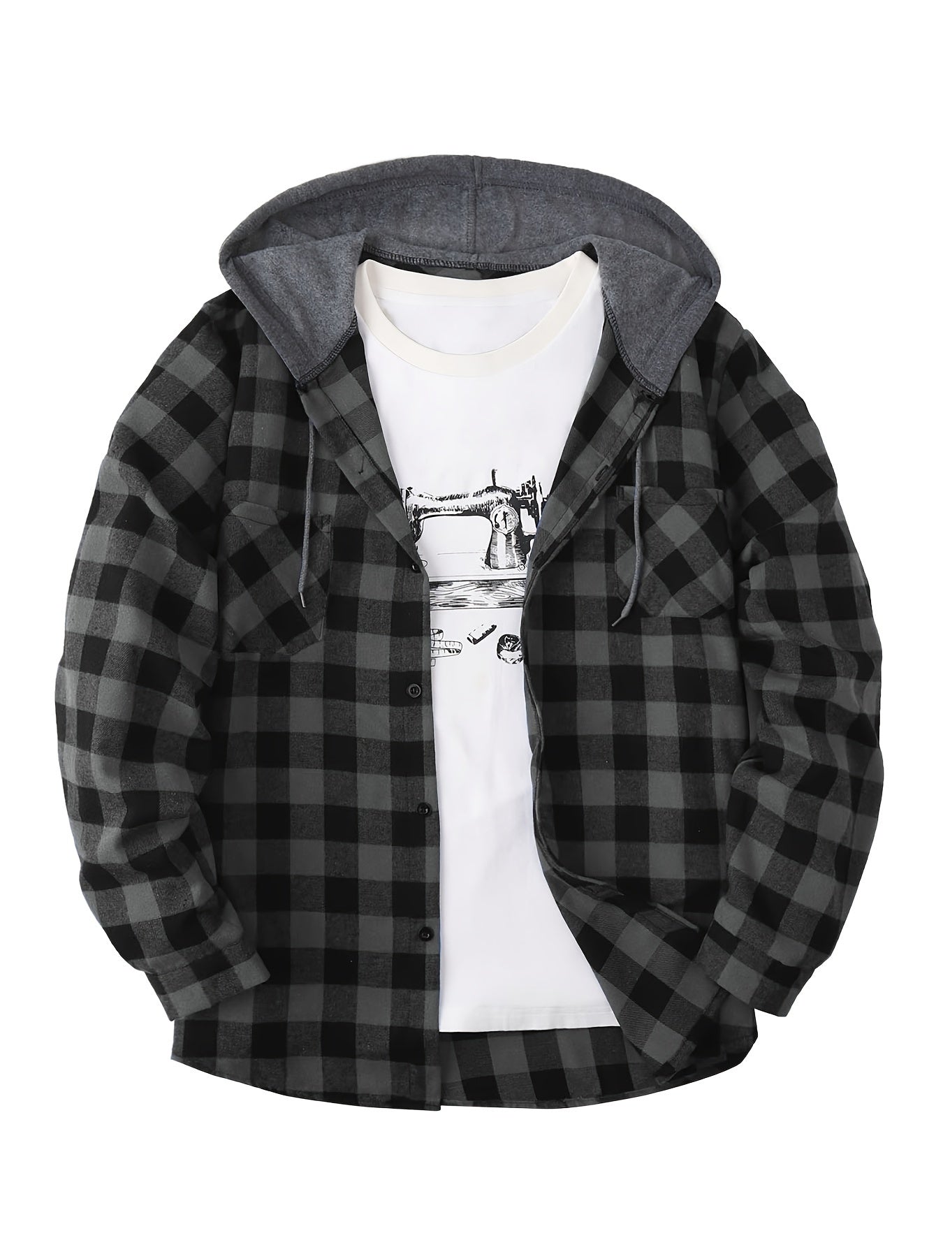 Jonas | Timberland Klassisches Flanellhemd mit Hoodie