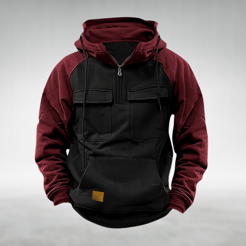Ben | Lässiger Hoodie mit sportlicher Brusttasche