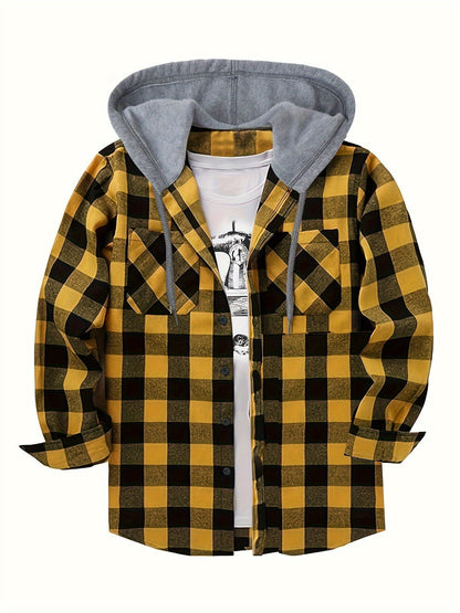 Jonas | Timberland Klassisches Flanellhemd mit Hoodie