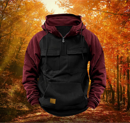 Ben | Lässiger Hoodie mit sportlicher Brusttasche
