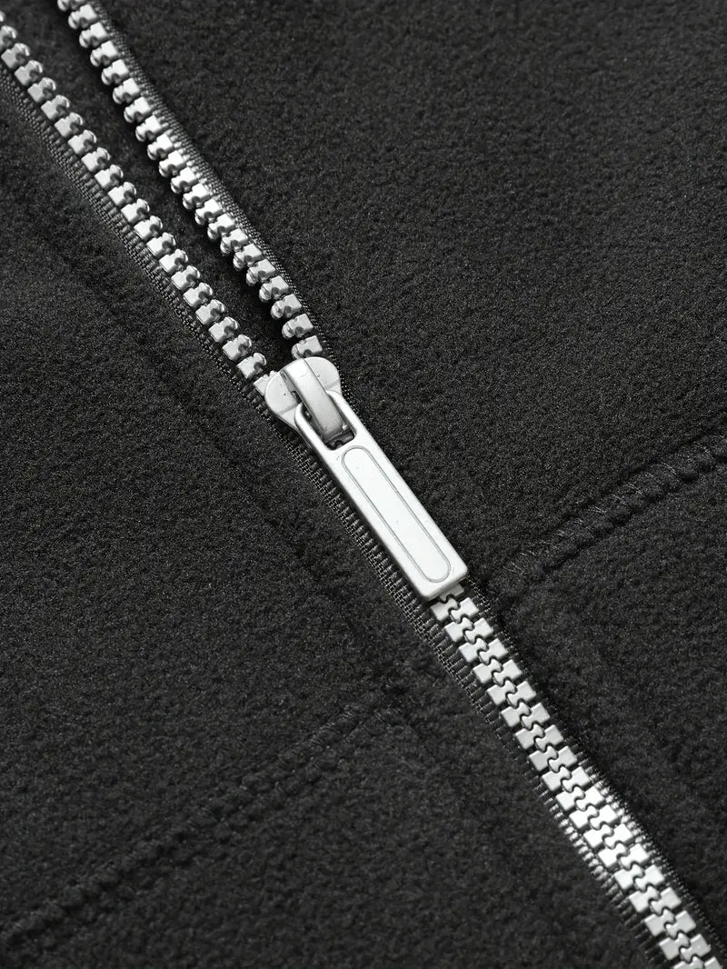 Marek | Bequemer Hoodie mit Zipper und Fronttaschen