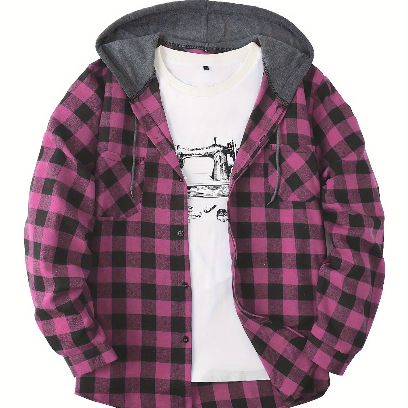 Jonas | Timberland Klassisches Flanellhemd mit Hoodie