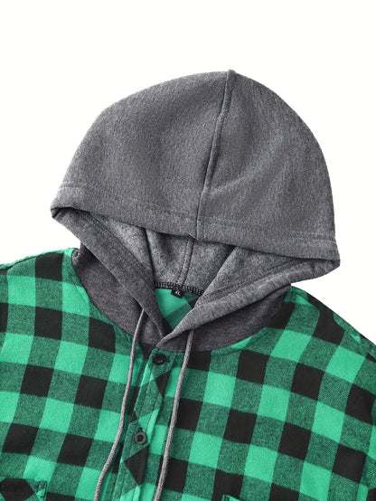 Jonas | Timberland Klassisches Flanellhemd mit Hoodie