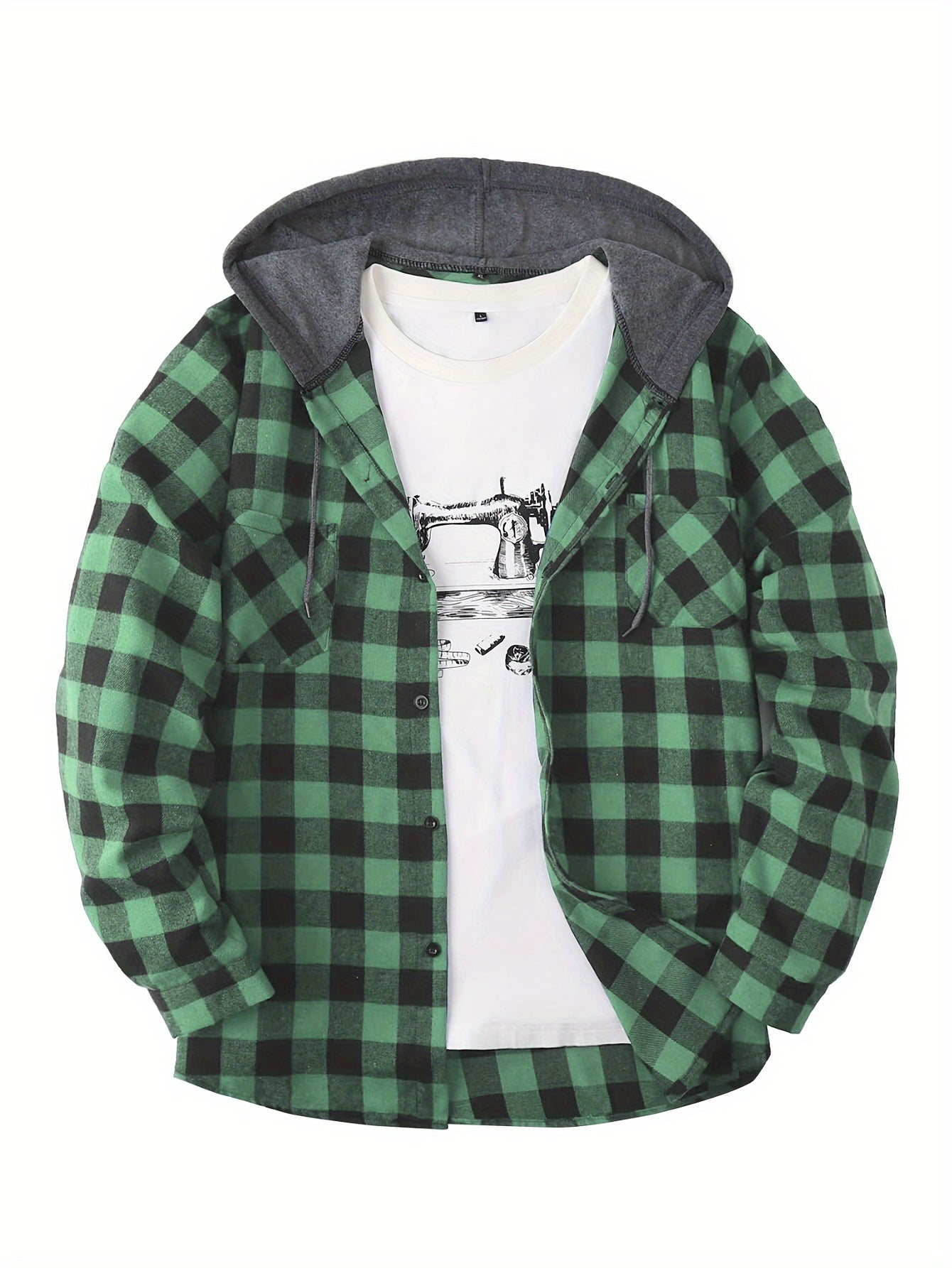 Jonas | Timberland Klassisches Flanellhemd mit Hoodie