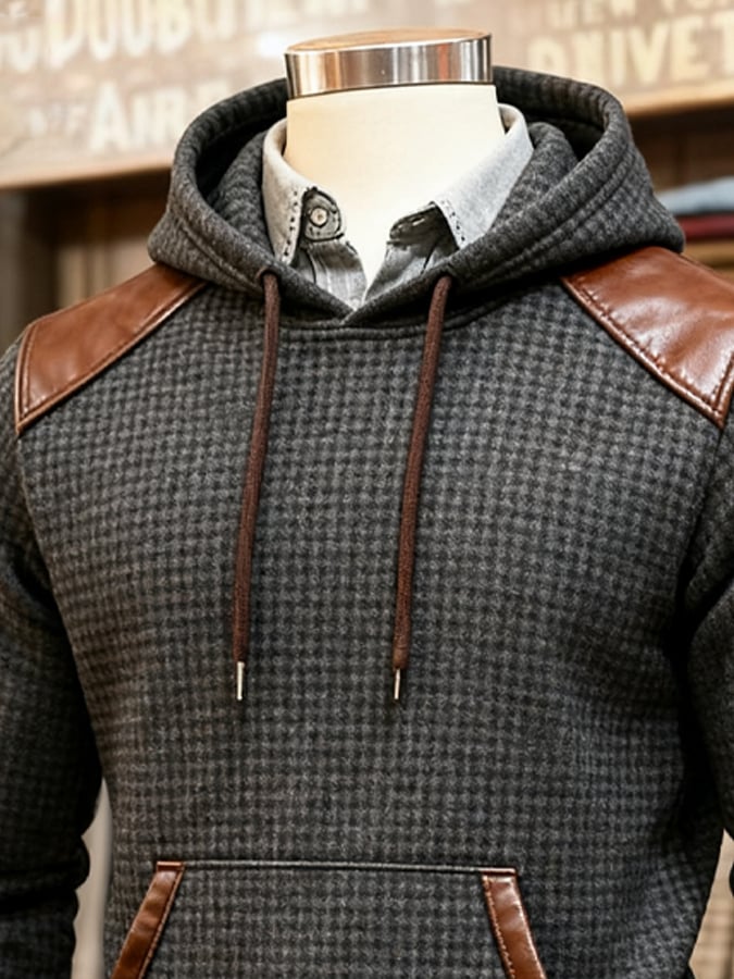 Jonas | Modischer Hoodie mit dezenter Waffelstruktur