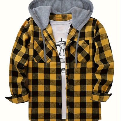 Jonas | Timberland Klassisches Flanellhemd mit Hoodie