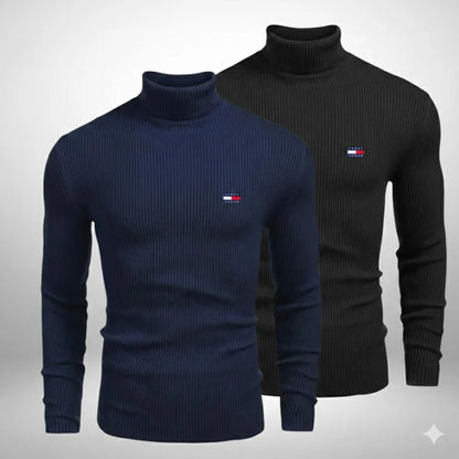 Tommy Hilfiger 2er-Set Rollkragenpullover Elegant