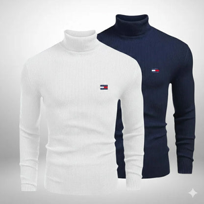 Tommy Hilfiger 2er-Set Rollkragenpullover Elegant