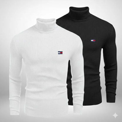 Tommy Hilfiger 2er-Set Rollkragenpullover Elegant