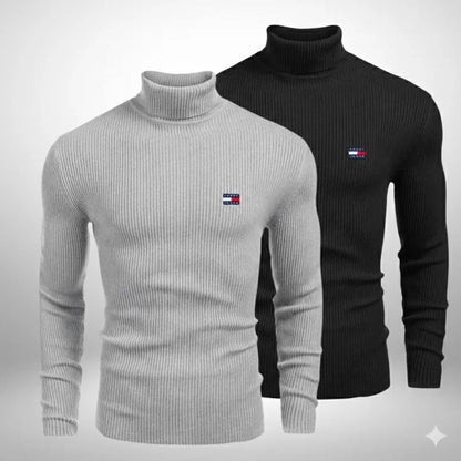 Tommy Hilfiger 2er-Set Rollkragenpullover Elegant
